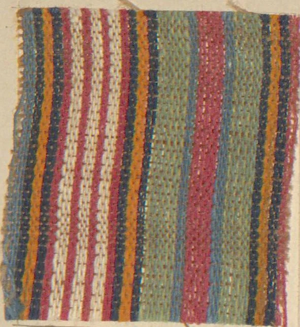 An illustration from Collection of specimens and illustrations of the textile manufactures of India. Second series, 0692-0751 / prepared under the direction of J. Forbes Watson, 1874, leaf 61