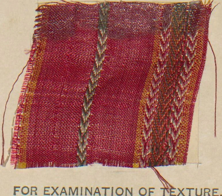 An illustration from Collection of specimens and illustrations of the textile manufactures of India. Second series, 0575-0631 / prepared under the direction of J. Forbes Watson, 1873, leaf 14
