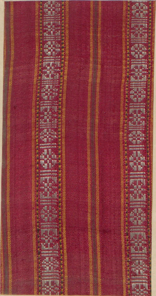 An illustration from Collection of specimens and illustrations of the textile manufactures of India. Second series, 0575-0631 / prepared under the direction of J. Forbes Watson, 1873, leaf 15