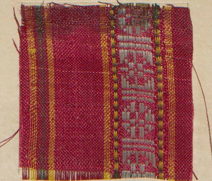 An illustration from Collection of specimens and illustrations of the textile manufactures of India. Second series, 0575-0631 / prepared under the direction of J. Forbes Watson, 1873, leaf 15