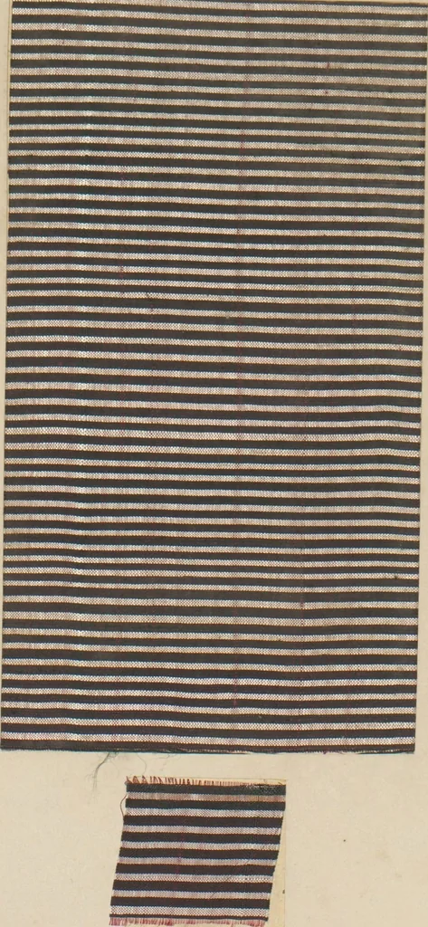 An illustration from Collection of specimens and illustrations of the textile manufactures of India. Second series, 0575-0631 / prepared under the direction of J. Forbes Watson, 1873, leaf 16