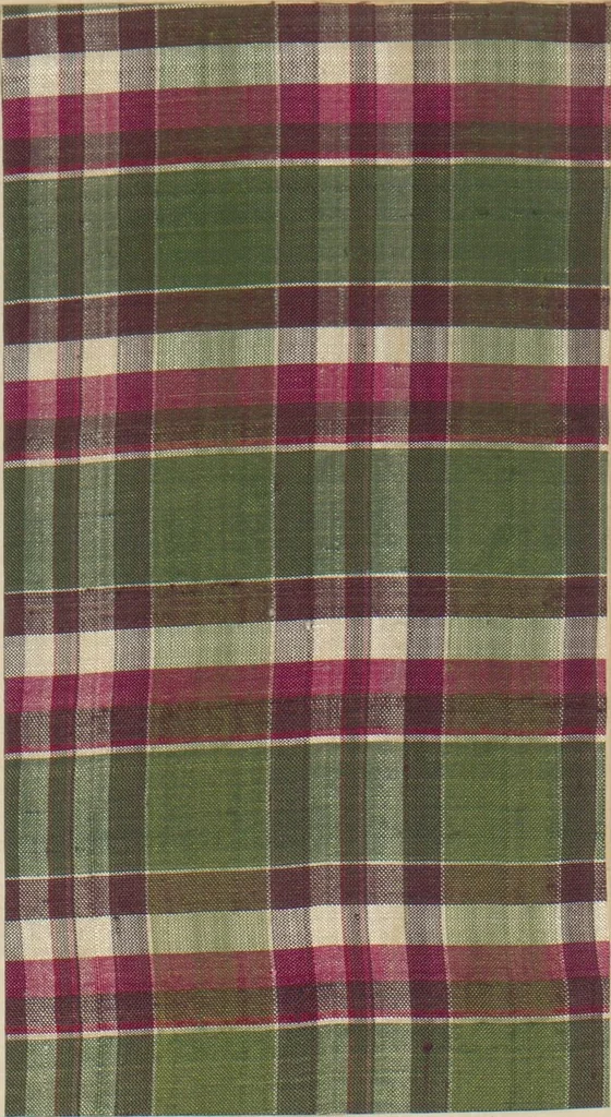 An illustration from Collection of specimens and illustrations of the textile manufactures of India. Second series, 0575-0631 / prepared under the direction of J. Forbes Watson, 1873, leaf 8