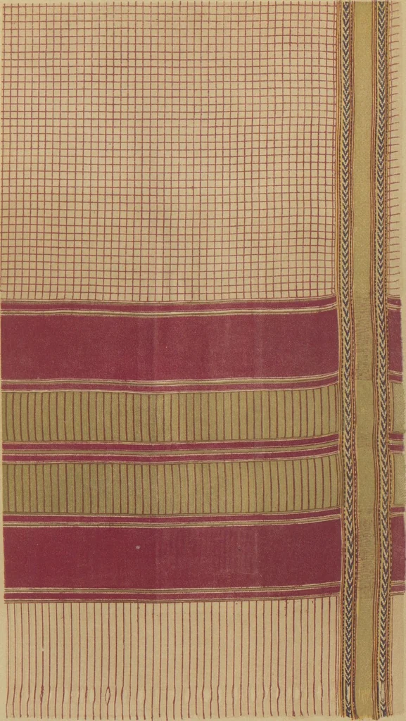 An illustration from Collection of specimens and illustrations of the textile manufactures of India. Second series, 0101-0134 / prepared under the direction of J. Forbes Watson, 1877, leaf 10