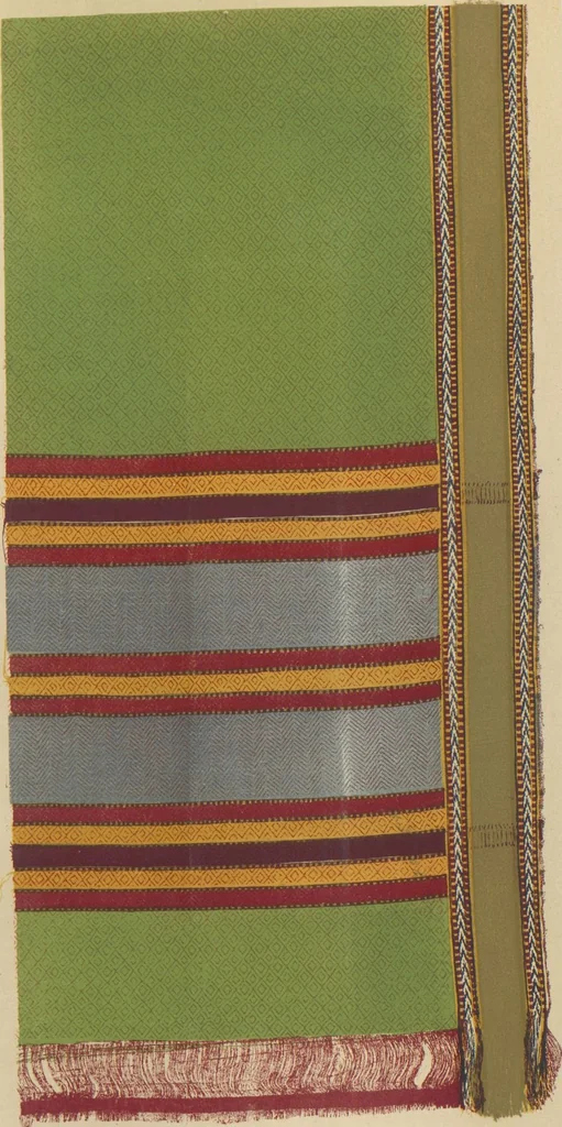 An illustration from Collection of specimens and illustrations of the textile manufactures of India. Second series, 0101-0134 / prepared under the direction of J. Forbes Watson, 1877, leaf 20