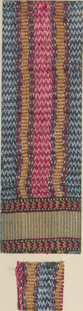 An illustration from Collection of specimens and illustrations of the textile manufactures of India. Second series, 0101-0134 / prepared under the direction of J. Forbes Watson, 1877, leaf 23