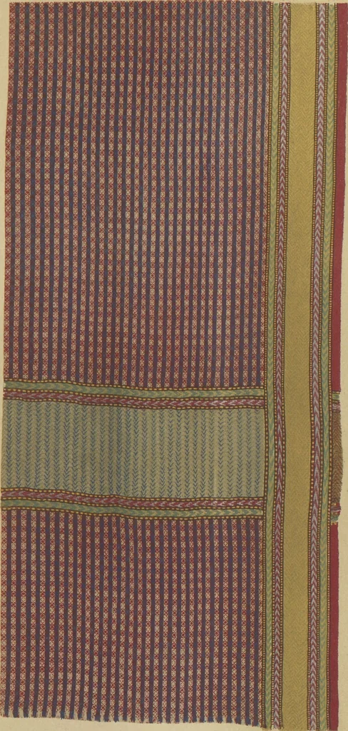 An illustration from Collection of specimens and illustrations of the textile manufactures of India. Second series, 0101-0134 / prepared under the direction of J. Forbes Watson, 1877, leaf 28