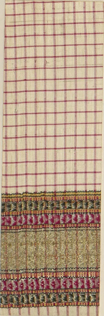 An illustration from Collection of specimens and illustrations of the textile manufactures of India. Second series, 0101-0134 / prepared under the direction of J. Forbes Watson, 1877, leaf 43