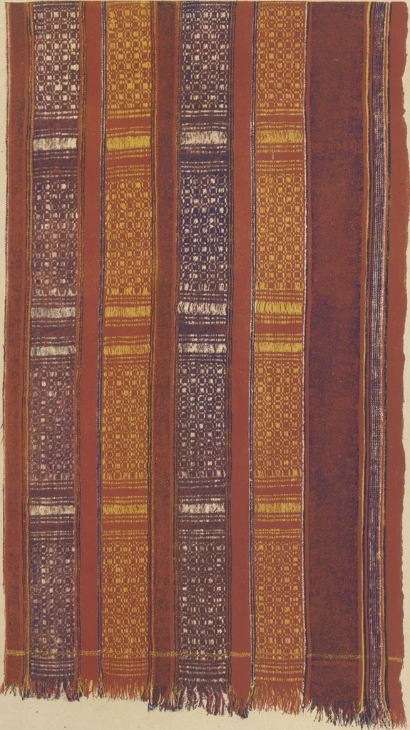 An illustration from Collection of specimens and illustrations of the textile manufactures of India. Second series, 0101-0134 / prepared under the direction of J. Forbes Watson, 1877, leaf 58