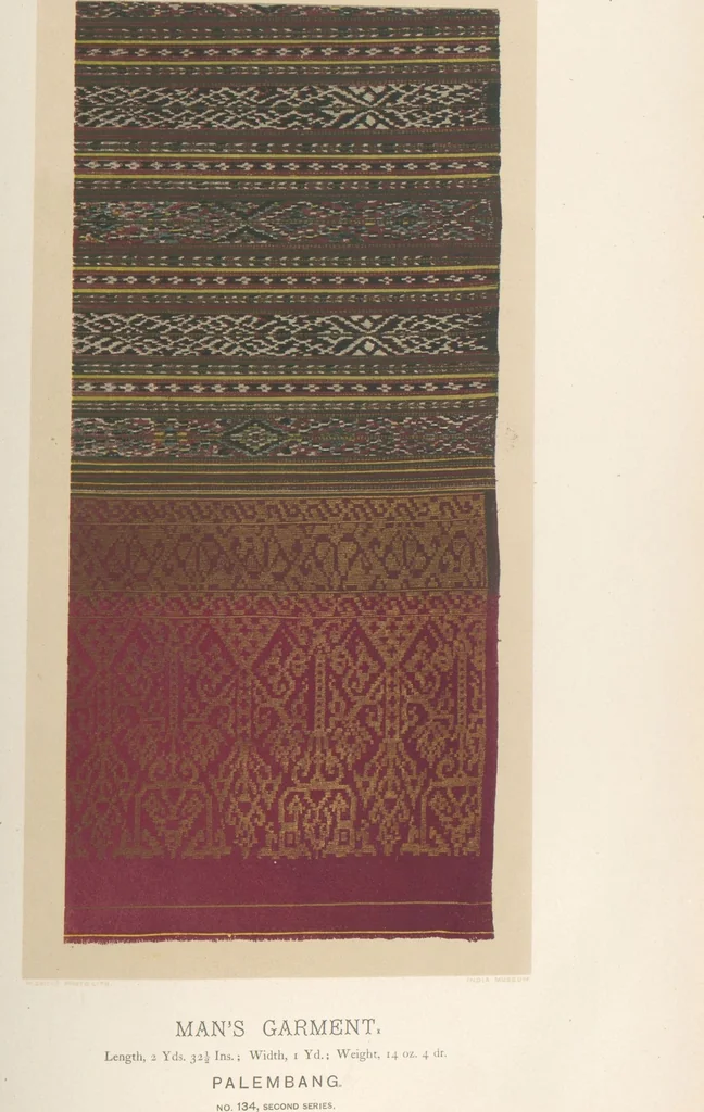 An illustration from Collection of specimens and illustrations of the textile manufactures of India. Second series, 0101-0134 / prepared under the direction of J. Forbes Watson, 1877, leaf 70