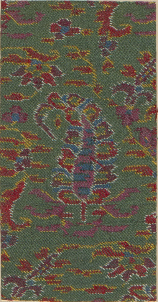 An illustration from Collection of specimens and illustrations of the textile manufactures of India. Second series, 1042-1082 / prepared under the direction of J. Forbes Watson, 1874, leaf 21