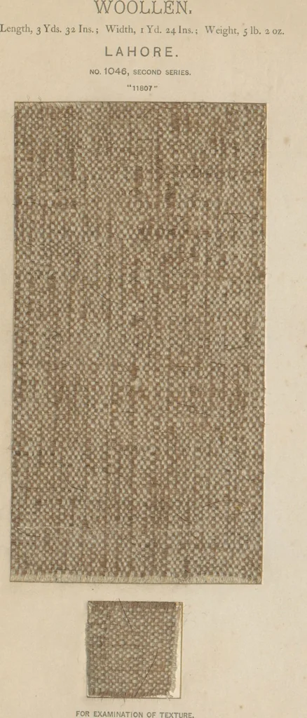 An illustration from Collection of specimens and illustrations of the textile manufactures of India. Second series, 1042-1082 / prepared under the direction of J. Forbes Watson, 1874, leaf 6
