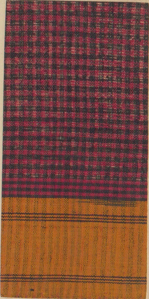 An illustration from Collection of specimens and illustrations of the textile manufactures of India. Second series, 0813-0863 / prepared under the direction of J. Forbes Watson, 1874, leaf 14