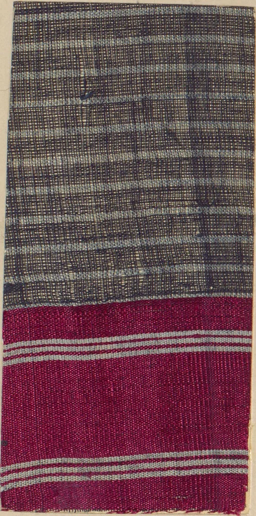 An illustration from Collection of specimens and illustrations of the textile manufactures of India. Second series, 0813-0863 / prepared under the direction of J. Forbes Watson, 1874, leaf 18