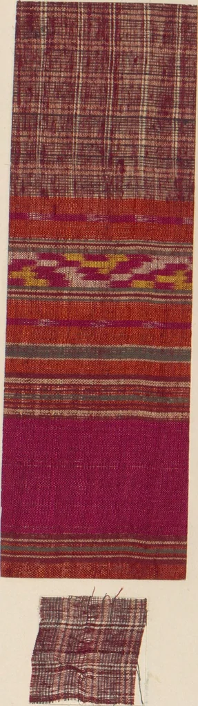 An illustration from Collection of specimens and illustrations of the textile manufactures of India. Second series, 0813-0863 / prepared under the direction of J. Forbes Watson, 1874, leaf 32