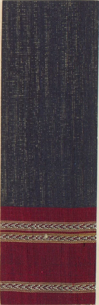 An illustration from Collection of specimens and illustrations of the textile manufactures of India. Second series, 0813-0863 / prepared under the direction of J. Forbes Watson, 1874, leaf 47