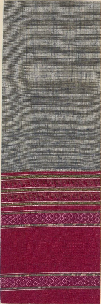 An illustration from Collection of specimens and illustrations of the textile manufactures of India. Second series, 0813-0863 / prepared under the direction of J. Forbes Watson, 1874, leaf 6