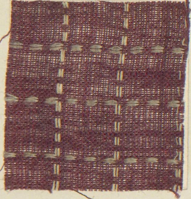 An illustration from Collection of specimens and illustrations of the textile manufactures of India. Second series, 0813-0863 / prepared under the direction of J. Forbes Watson, 1874, leaf 9