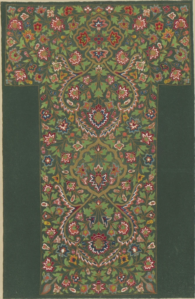 An illustration from Collection of specimens and illustrations of the textile manufactures of India. Second series, 0386-0400 / prepared under the direction of J. Forbes Watson, leaf 2