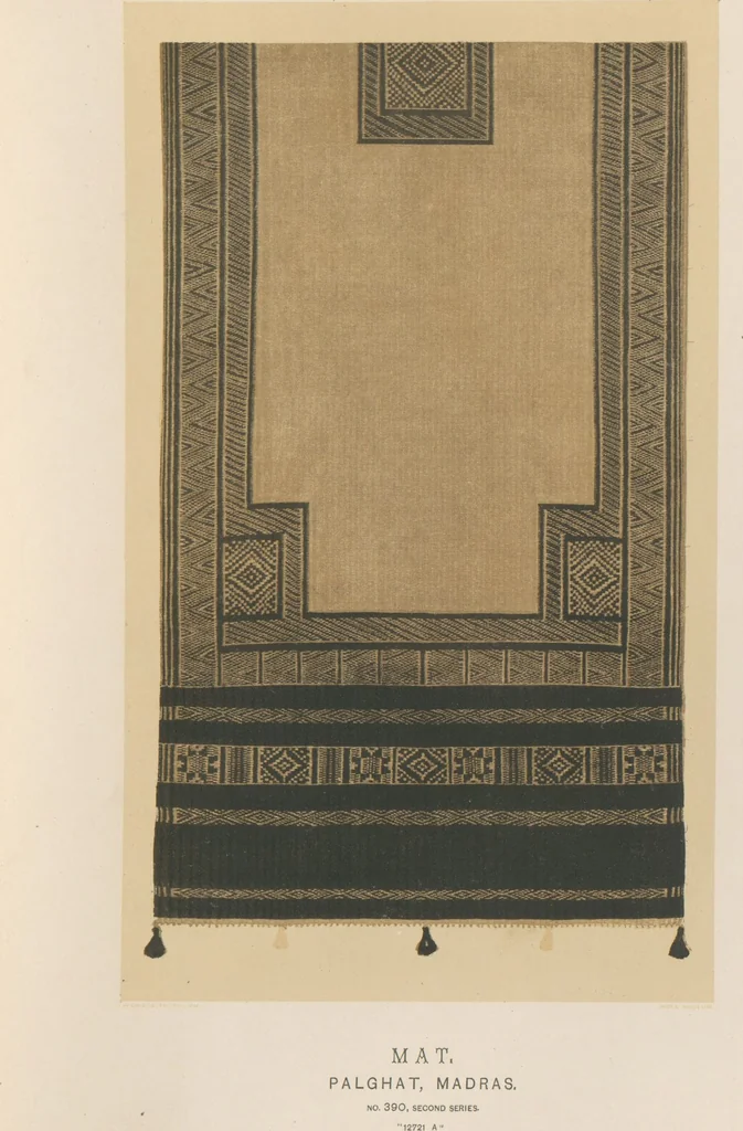 An illustration from Collection of specimens and illustrations of the textile manufactures of India. Second series, 0386-0400 / prepared under the direction of J. Forbes Watson, leaf 6