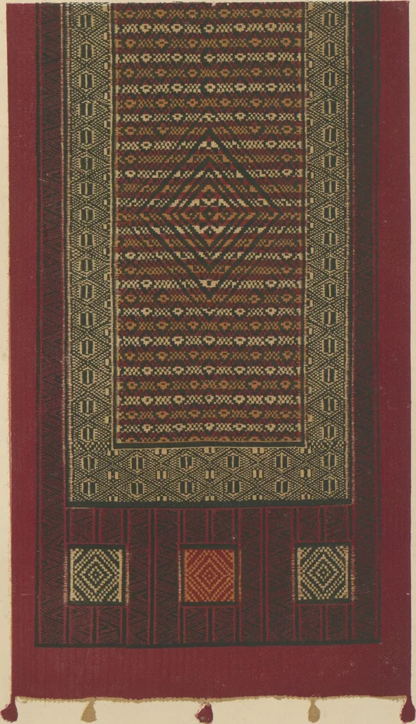 An illustration from Collection of specimens and illustrations of the textile manufactures of India. Second series, 0386-0400 / prepared under the direction of J. Forbes Watson, leaf 8