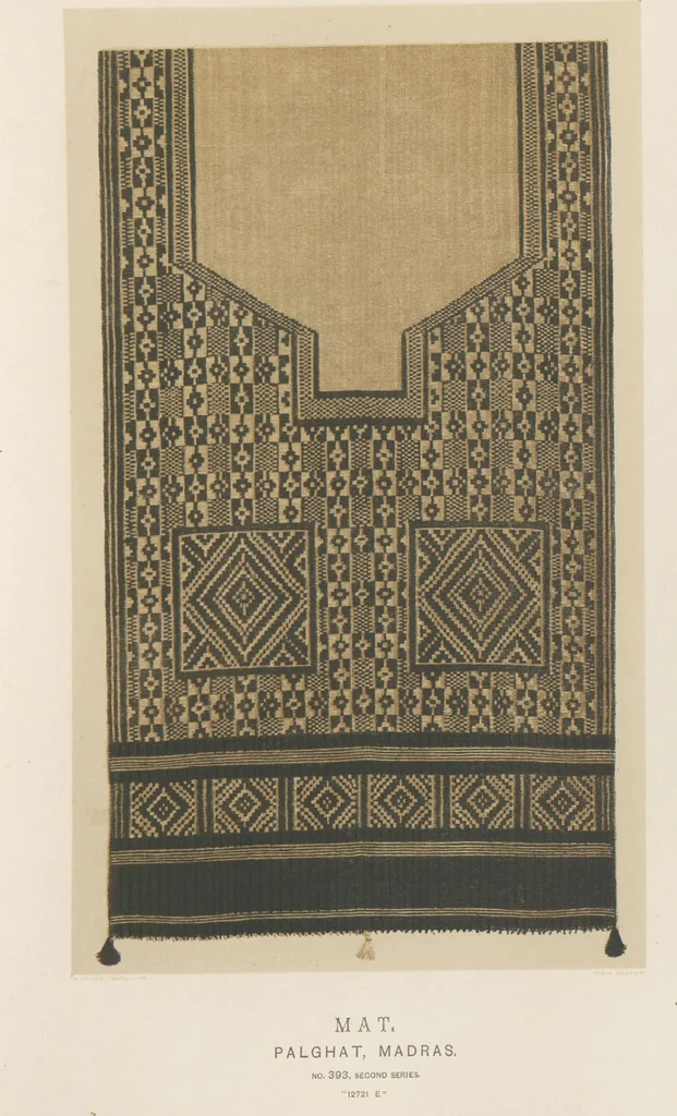 An illustration from Collection of specimens and illustrations of the textile manufactures of India. Second series, 0386-0400 / prepared under the direction of J. Forbes Watson, leaf 9