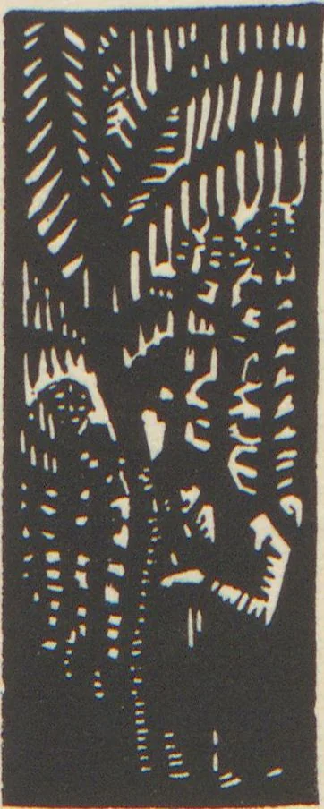 An illustration from A catalogue of an exhibition of woodcuts by John J. A. Murphy : shown at the Galleries of Messrs. Frederick Keppel & Co. ... January the Fifth to January the Thirty-first, Nineteen Hundred and Twenty-two, 1922, leaf 13