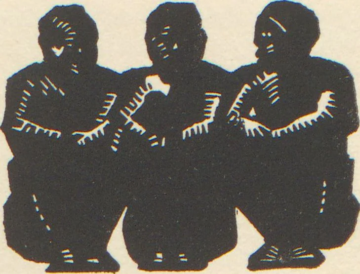 An illustration from A catalogue of an exhibition of woodcuts by John J. A. Murphy : shown at the Galleries of Messrs. Frederick Keppel & Co. ... January the Fifth to January the Thirty-first, Nineteen Hundred and Twenty-two, 1922, leaf 4
