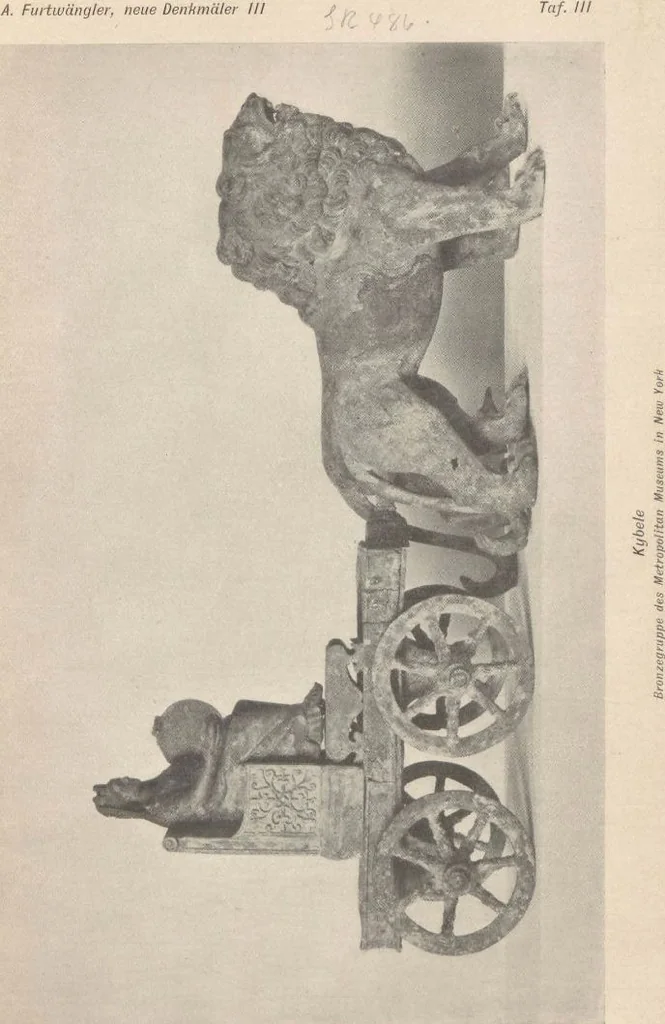 An illustration from Neue Denkmäler antiker Kunst III : Antiken in den Museen von Amerika / von A. Furtwängler, 1905, leaf 46