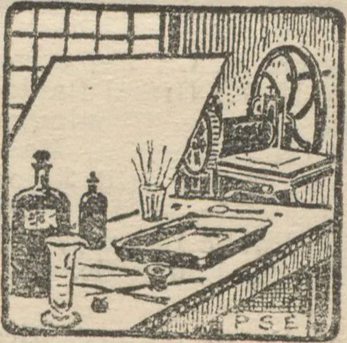 An illustration from Catalogue of the ... annual Exhibition of the Philadelphia Society of Etchers : held at the Pennsylvania Academy of the Fine Arts, 1883, leaf 33