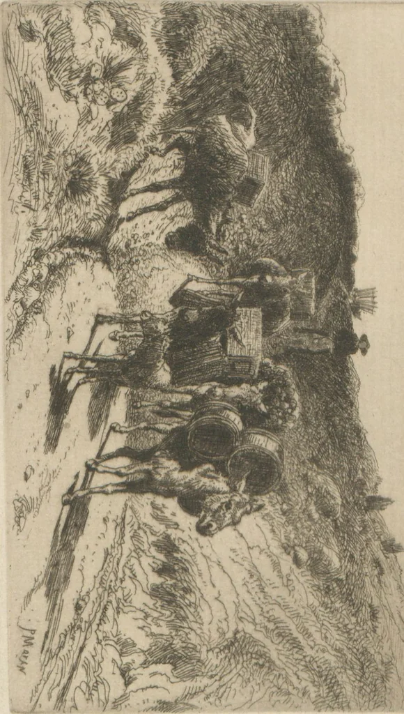 An illustration from Catalogue of the ... annual Exhibition of the Philadelphia Society of Etchers : held at the Pennsylvania Academy of the Fine Arts, 1883, leaf 9