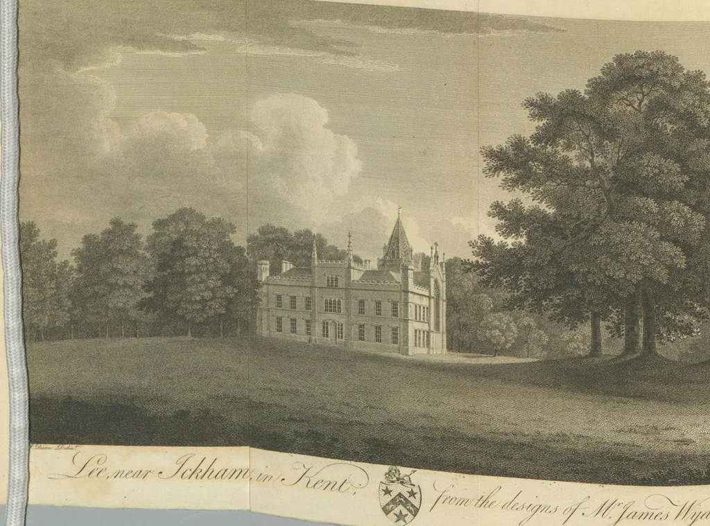 An illustration from List of pictures at the seat of T.B. Brydges Barret, Esq. : at Lee Priory, in the county of Kent, 1817, leaf 1