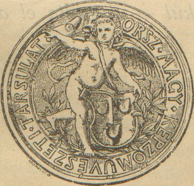 An illustration from Képes tárgymutató az O. M. Képzöművészeti Tarsulat ... évi őszi kiállitásának - 1888, 1888, leaf 1