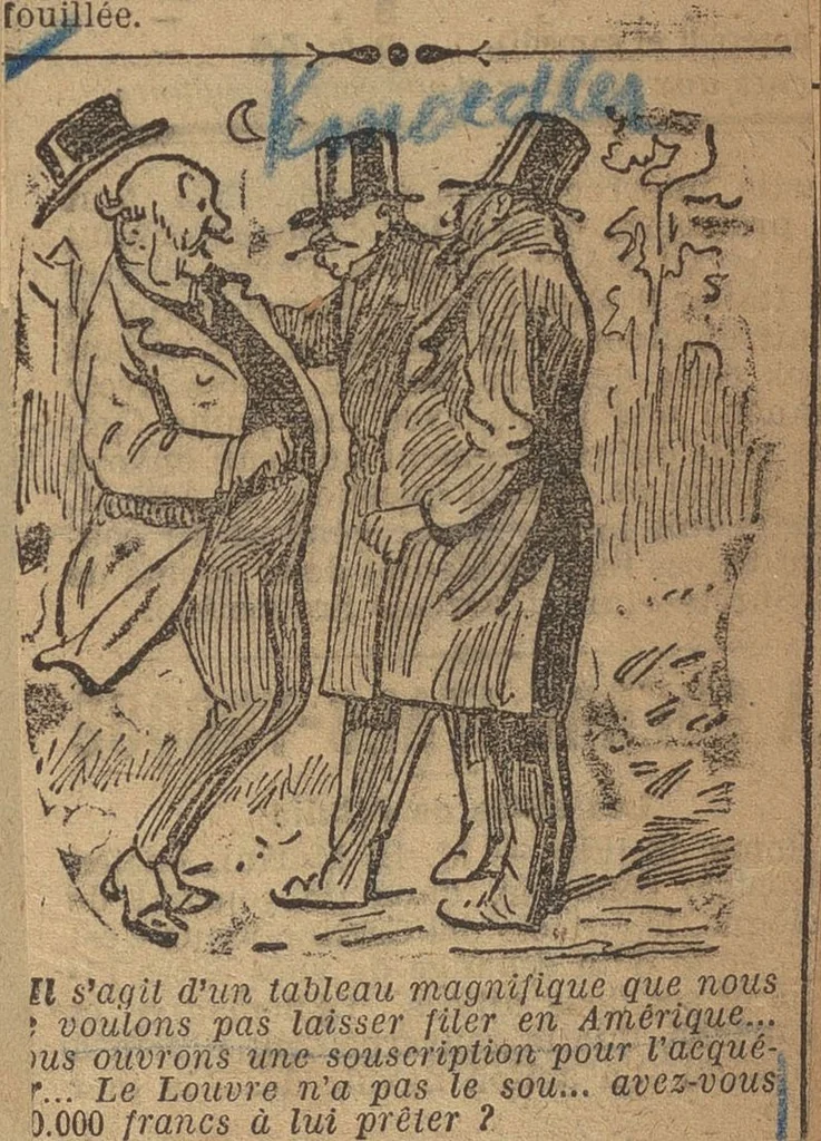An illustration from [The Salome of Henri Regnault, a scrap book of clippings relating to its purchase by M. Knoedler & Co. at the sale of the Marquise Landolfo Carcano, May 30, 1912] : Volume 1, 1912, leaf 126