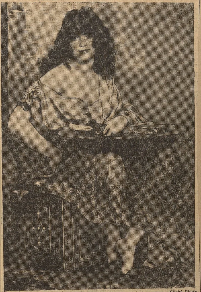 An illustration from [The Salome of Henri Regnault, a scrap book of clippings relating to its purchase by M. Knoedler & Co. at the sale of the Marquise Landolfo Carcano, May 30, 1912] : Volume 1, 1912, leaf 157