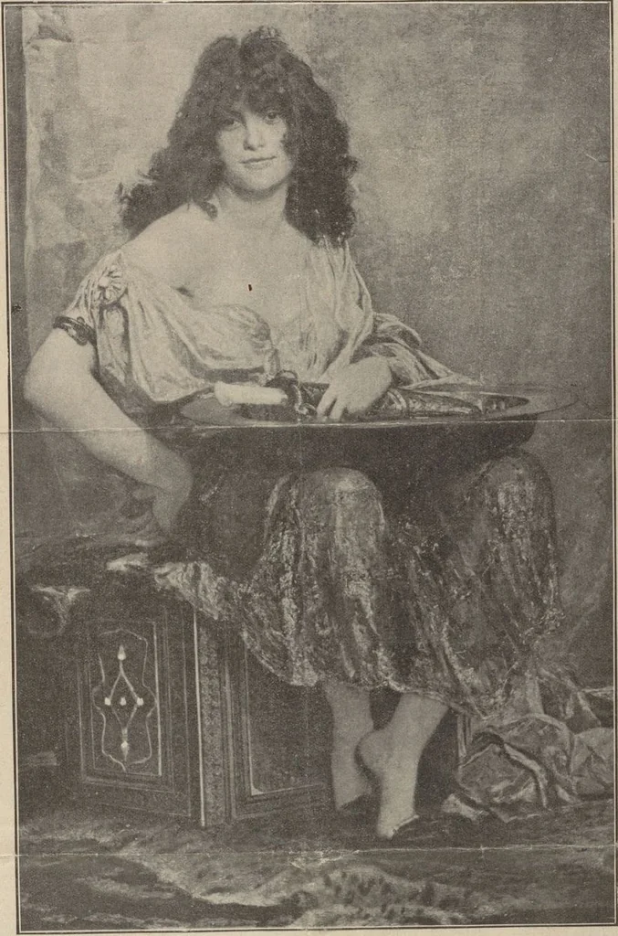 An illustration from [The Salome of Henri Regnault, a scrap book of clippings relating to its purchase by M. Knoedler & Co. at the sale of the Marquise Landolfo Carcano, May 30, 1912] : Volume 1, 1912, leaf 18