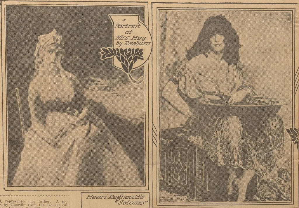 An illustration from [The Salome of Henri Regnault, a scrap book of clippings relating to its purchase by M. Knoedler & Co. at the sale of the Marquise Landolfo Carcano, May 30, 1912] : Volume 1, 1912, leaf 198