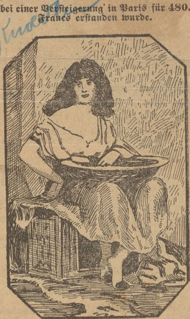 An illustration from [The Salome of Henri Regnault, a scrap book of clippings relating to its purchase by M. Knoedler & Co. at the sale of the Marquise Landolfo Carcano, May 30, 1912] : Volume 1, 1912, leaf 210