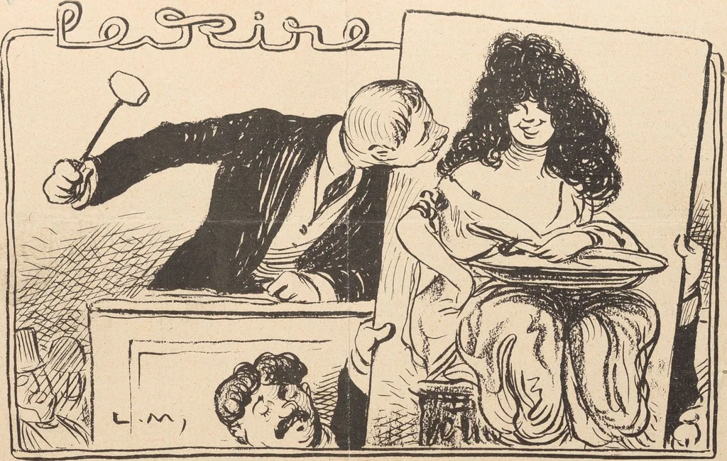 An illustration from [The Salome of Henri Regnault, a scrap book of clippings relating to its purchase by M. Knoedler & Co. at the sale of the Marquise Landolfo Carcano, May 30, 1912] : Volume 1, 1912, leaf 58