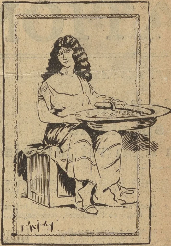 An illustration from [The Salome of Henri Regnault, a scrap book of clippings relating to its purchase by M. Knoedler & Co. at the sale of the Marquise Landolfo Carcano, May 30, 1912] : Volume 1, 1912, leaf 58