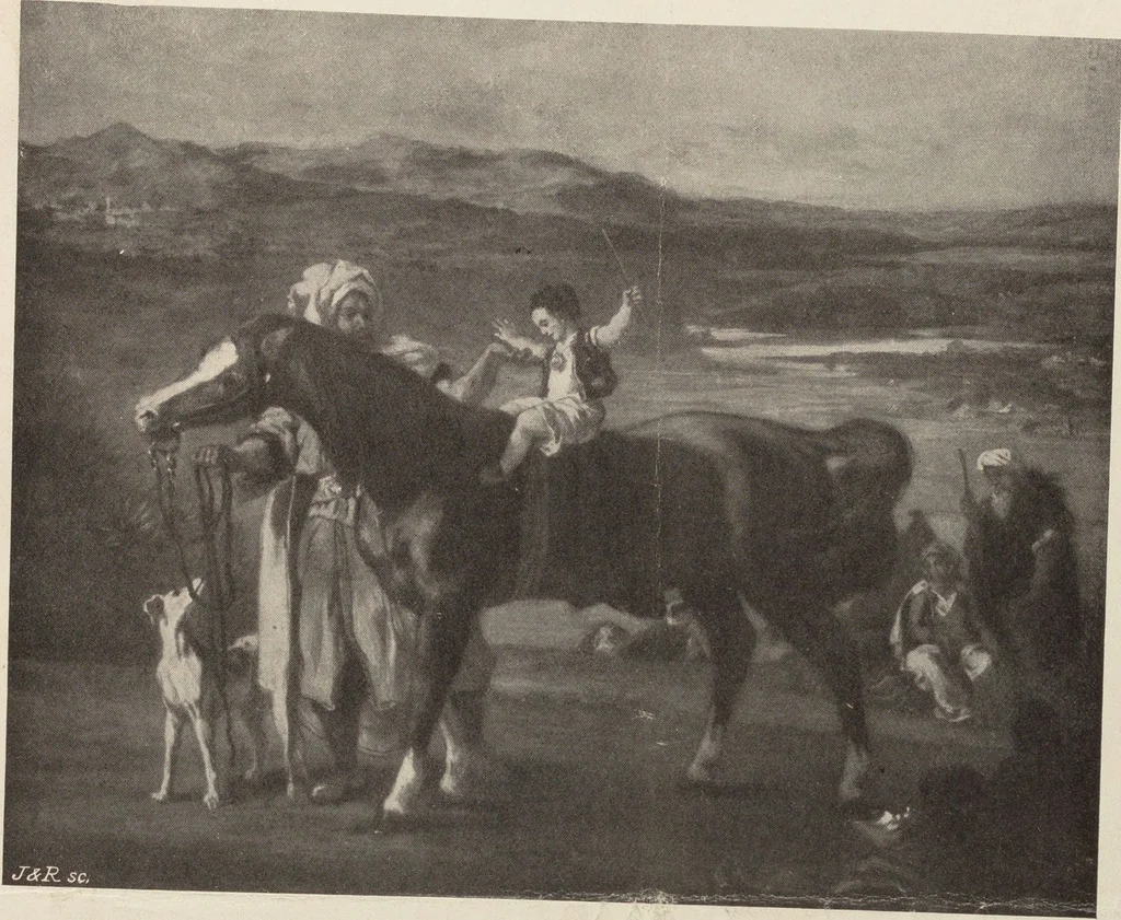 An illustration from [The Salome of Henri Regnault, a scrap book of clippings relating to its purchase by M. Knoedler & Co. at the sale of the Marquise Landolfo Carcano, May 30, 1912] : Volume 1, 1912, leaf 8