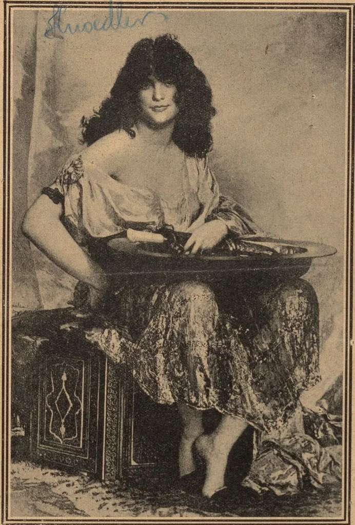 An illustration from [The Salome of Henri Regnault, a scrap book of clippings relating to its purchase by M. Knoedler & Co. at the sale of the Marquise Landolfo Carcano, May 30, 1912] : Volume 1, 1912, leaf 81