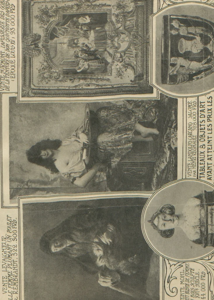 An illustration from [The Salome of Henri Regnault, a scrap book of clippings relating to its purchase by M. Knoedler & Co. at the sale of the Marquise Landolfo Carcano, May 30, 1912] : Volume 2, 1912, leaf 45