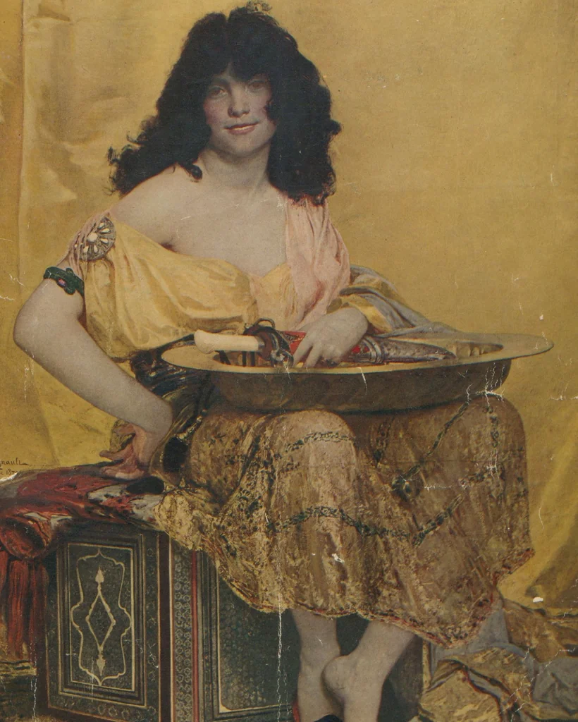 An illustration from [The Salome of Henri Regnault, a scrap book of clippings relating to its purchase by M. Knoedler & Co. at the sale of the Marquise Landolfo Carcano, May 30, 1912] : Volume 2, 1912, leaf 5