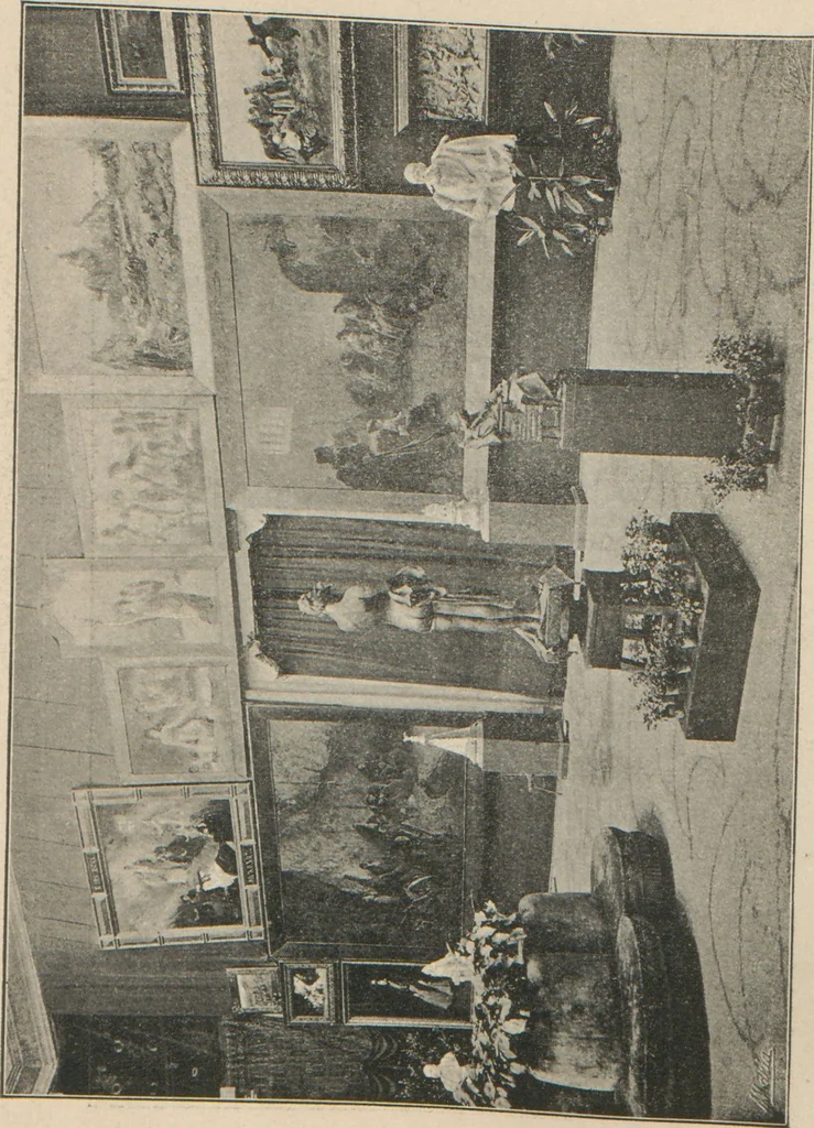 An illustration from Katalog illustrowany wystawy sztuki współczesnej we Lwowie 1894, 1894, leaf 45
