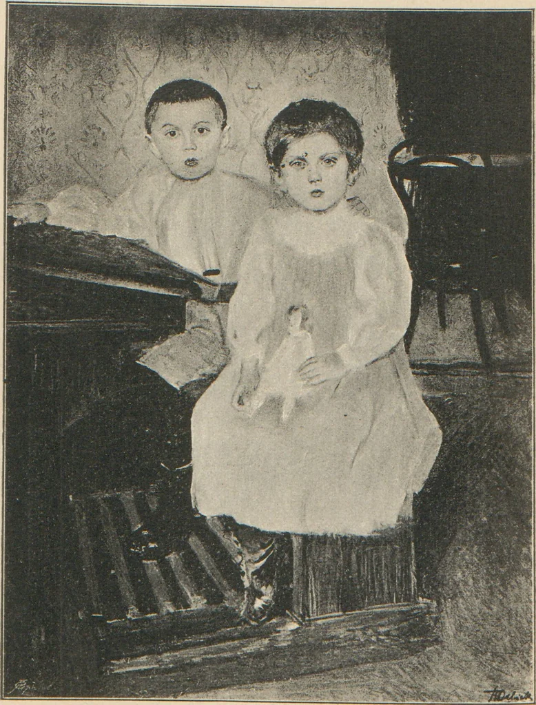 An illustration from Katalog illustrowany wystawy sztuki współczesnej we Lwowie 1894, 1894, leaf 55