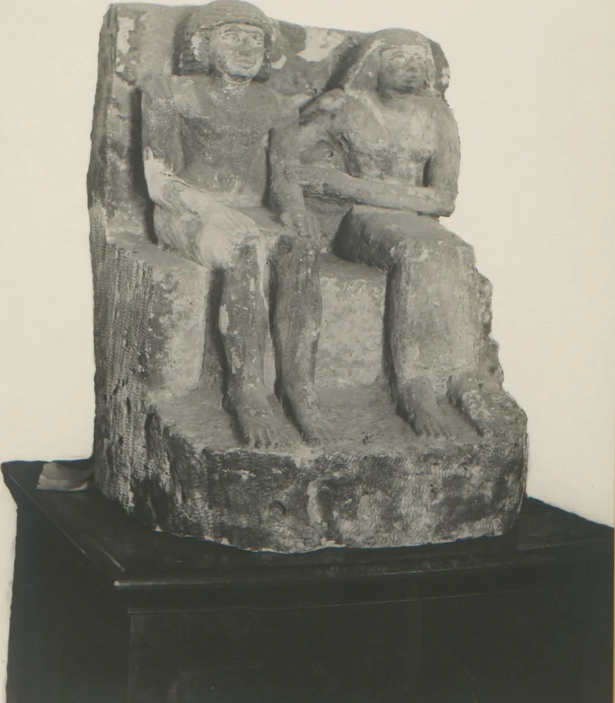 An illustration from Selective catalogue of Egyptian antiquities from the collection of Sayed Pasha Khashaba, Assiut, Upper Egypt William C. Hayes, 1931, leaf 54