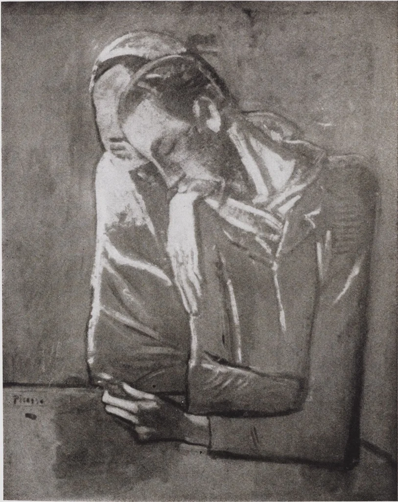An illustration from Ausstellung Pablo Picasso : Februar 1913, Moderne Galerie Heinrich Thannhauser, München, 1913, leaf 10