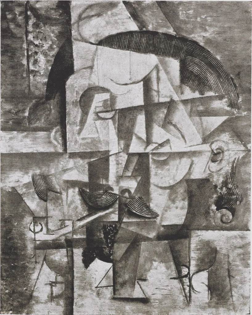 An illustration from Ausstellung Pablo Picasso : Februar 1913, Moderne Galerie Heinrich Thannhauser, München, 1913, leaf 16
