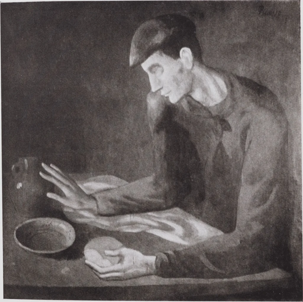 An illustration from Ausstellung Pablo Picasso : Februar 1913, Moderne Galerie Heinrich Thannhauser, München, 1913, leaf 9