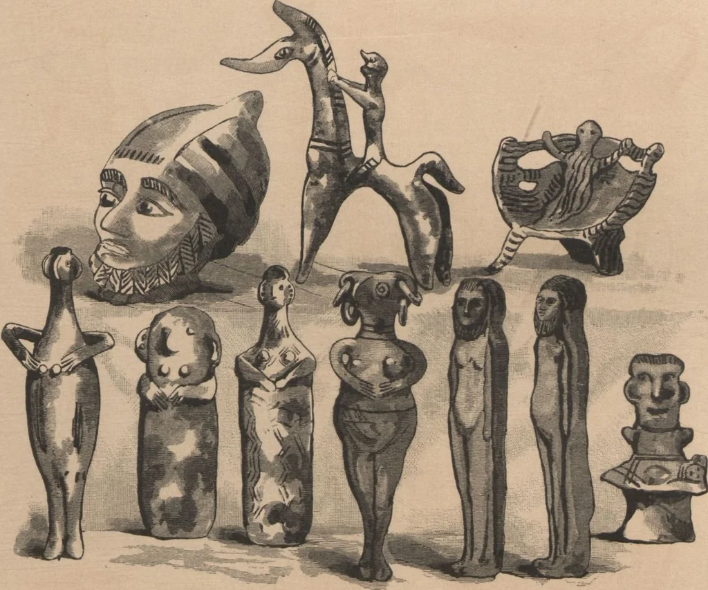An illustration from The Metropolitan Museum of Art / edited by L.P. di Cesnola ; illustrations by George Gibson, 1882, leaf 12